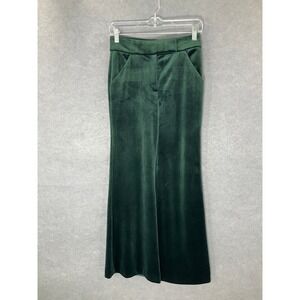 Express Velvet Flare Leg‎ Pants High Waist 24x29 Career OS Holiday Cocktail